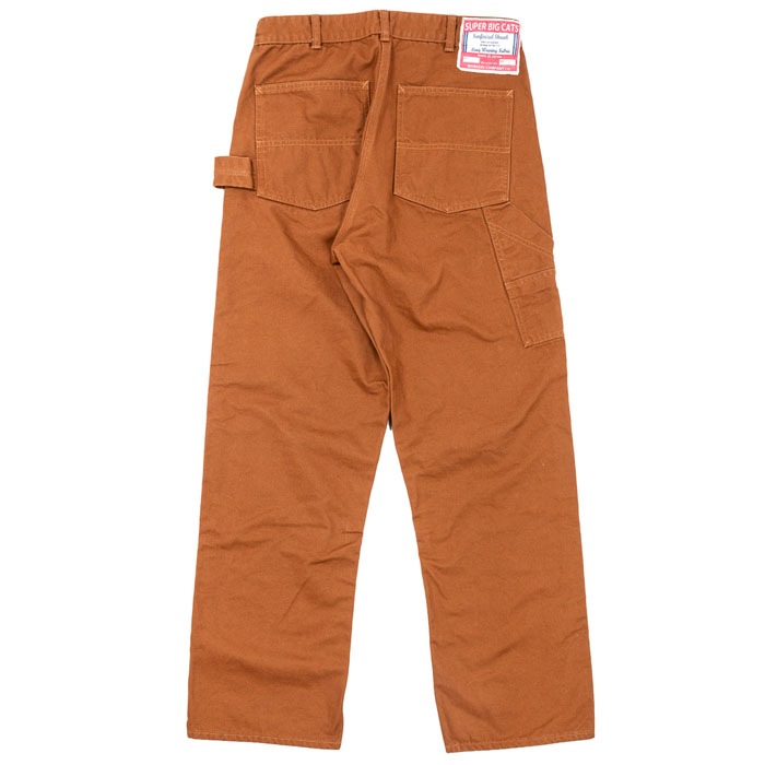 SUPER BIG CAT Work Pants Brown Duck