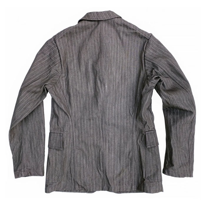 MFSC"MADE IN USA"NOS BROWN STRIPE HBT CONTINENTAL SPORTCOAT