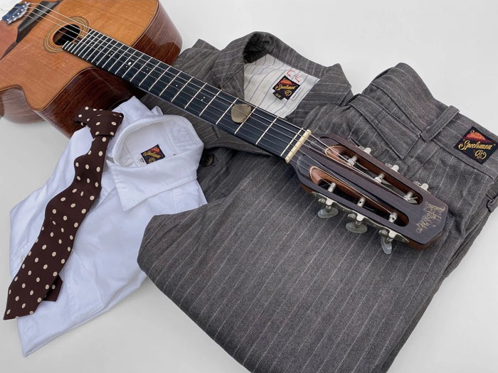 MFSC"MADE IN USA"NOS BROWN STRIPE HBT CONTINENTAL SPORTCOAT