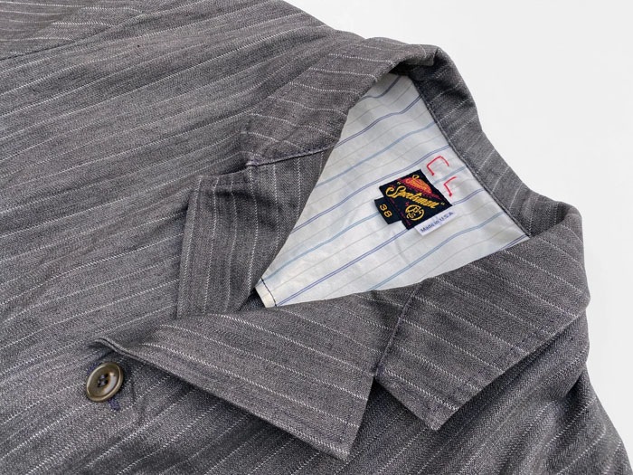 MFSC"MADE IN USA"NOS BROWN STRIPE HBT CONTINENTAL SPORTCOAT