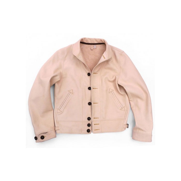 Mister Freedom COWHIDE LEATHER CAMPUS JK Campus Jacket - Stallion