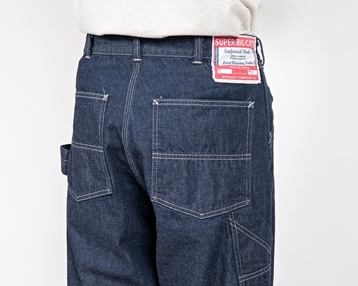 SUPER BIG CAT Work Pants 10oz Indigo Denim