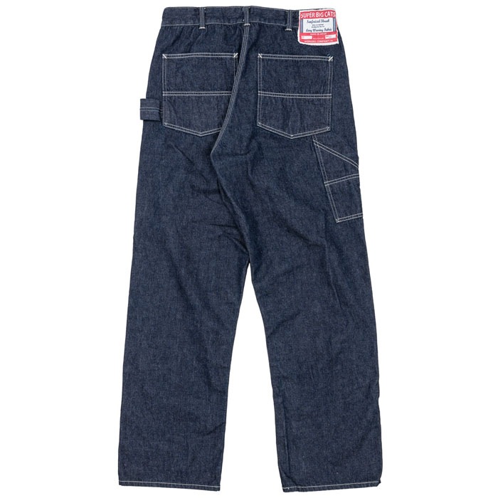 SUPER BIG CAT Work Pants 10oz Indigo Denim