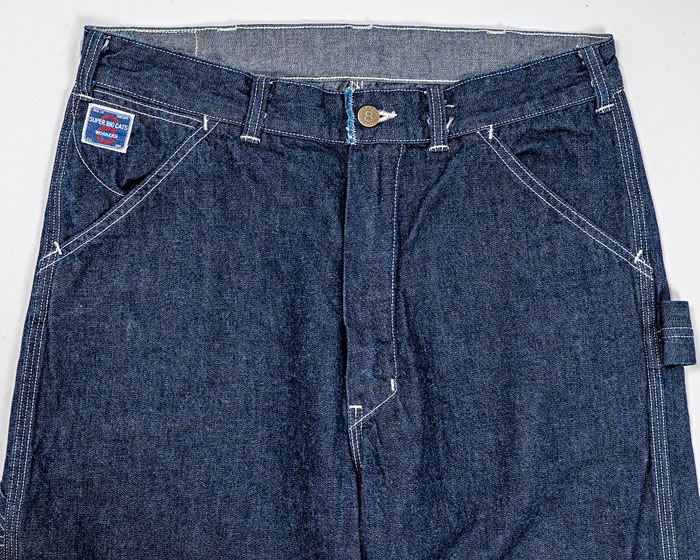SUPER BIG CAT Work Pants 10oz Indigo Denim
