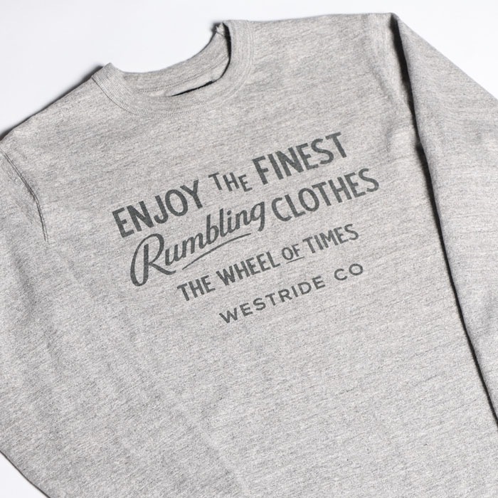 VINTAGE PRINT LONG TEE.26-03
