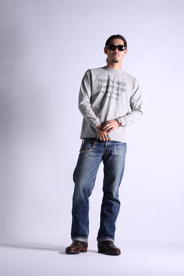 VINTAGE PRINT LONG TEE.26-03