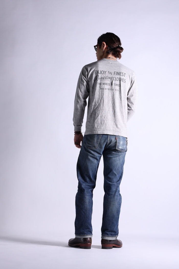 VINTAGE PRINT LONG TEE.26-03