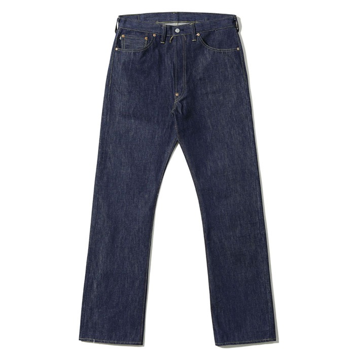 Lot No. SC49005 / SUGAR CANE Super Denim Collectibles #05 14.25oz. BLUE DENIM WAIST OVERALLS 1942 MODEL