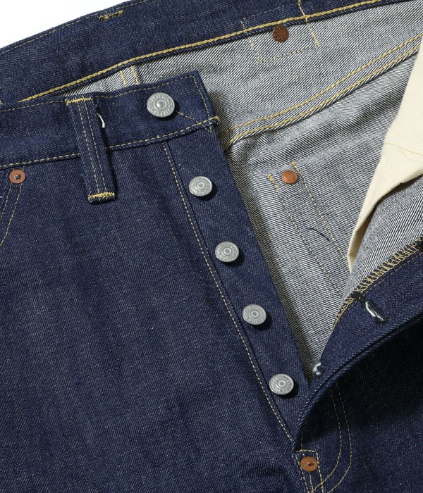 Lot No. SC49005 / SUGAR CANE Super Denim Collectibles #05 14.25oz. BLUE DENIM WAIST OVERALLS 1942 MODEL