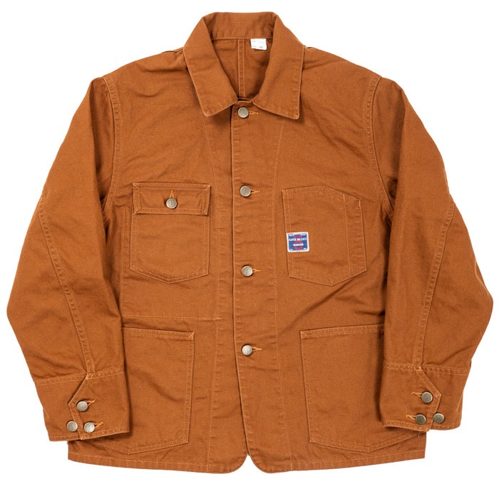 SUPER BIG CAT Railroad Jacket Brown Duck