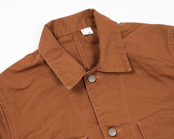 SUPER BIG CAT Railroad Jacket Brown Duck