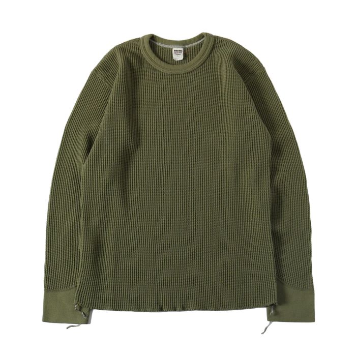 HEAVY THERMAL THUGH NECK LONG SLEEVE T-SHIRTS