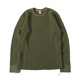 HEAVY THERMAL THUGH NECK LONG SLEEVE T-SHIRTS