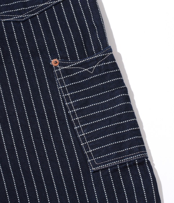 Lot No. SC51443 / FICTION ROMANCE 9oz. WABASH STRIPE ZIP FLY SHORTS