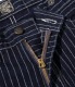 Lot No. SC51443 / FICTION ROMANCE 9oz. WABASH STRIPE ZIP FLY SHORTS