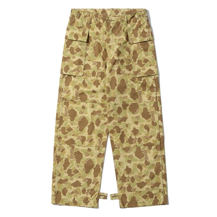 Lot No. BR42585 / TROUSERS, HERRINGBONE TWILL, CAMOUFLAGE