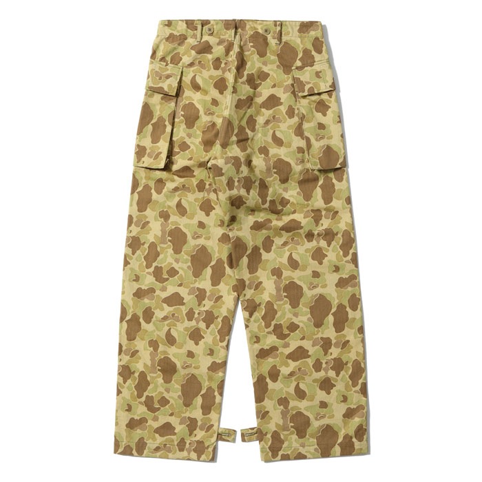 Lot No. BR42585 / TROUSERS, HERRINGBONE TWILL, CAMOUFLAGE