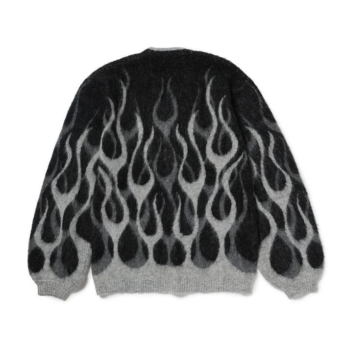 EVILACT FLAMES MOHAIR CARDIGAN