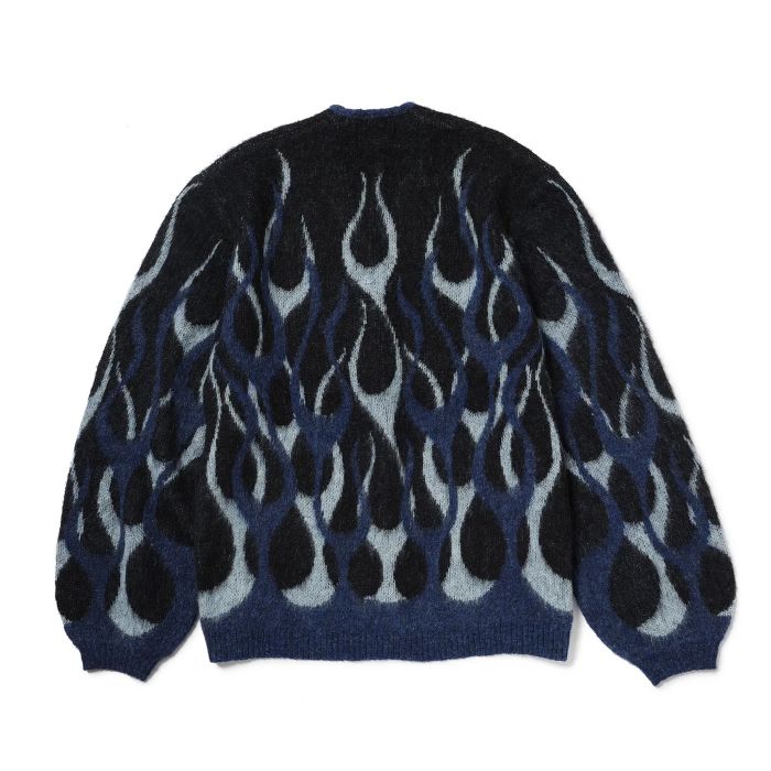 EVILACT FLAMES MOHAIR CARDIGAN