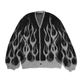 EVILACT FLAMES MOHAIR CARDIGAN