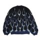 EVILACT FLAMES MOHAIR CARDIGAN