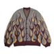 EVILACT FLAMES MOHAIR CARDIGAN