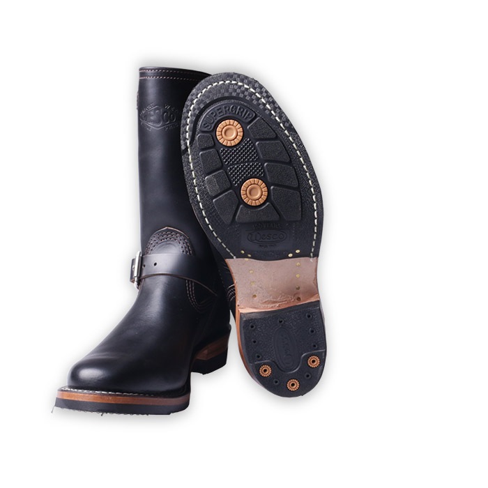 MISTER LOU 7600 -Black Horsehide-