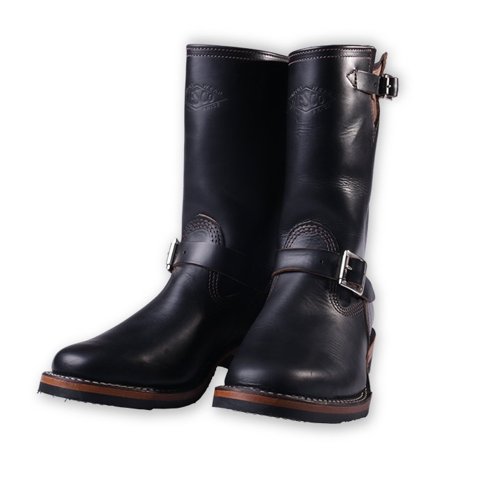MISTER LOU 7600 -Black Horsehide-