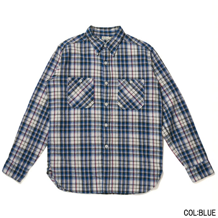 Lot 3055 LONG SLEEVE CHECK WORK SHIRTS B�� 26SS