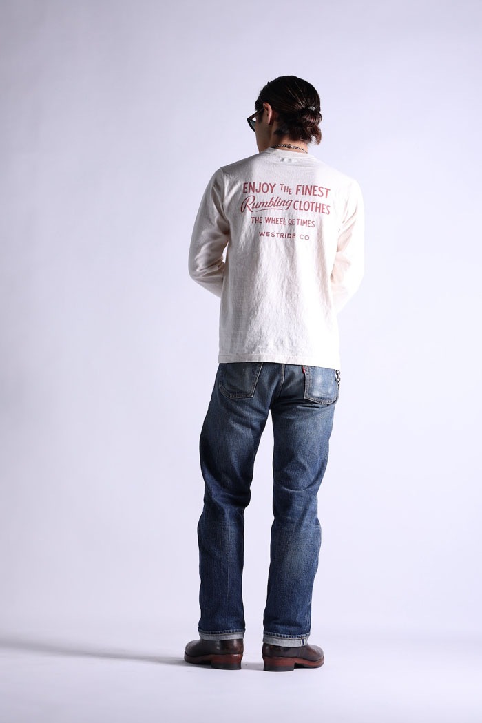 VINTAGE PRINT LONG TEE.26-03