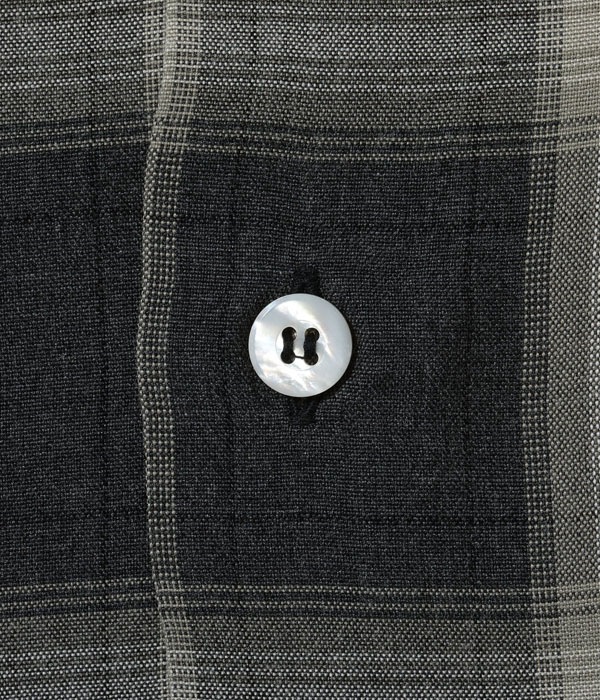 Lot No. SC29377 / RAYON COVERT CHECK OPEN SHIRT