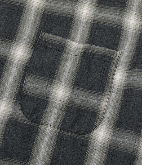 Lot No. SC29377 / RAYON COVERT CHECK OPEN SHIRT