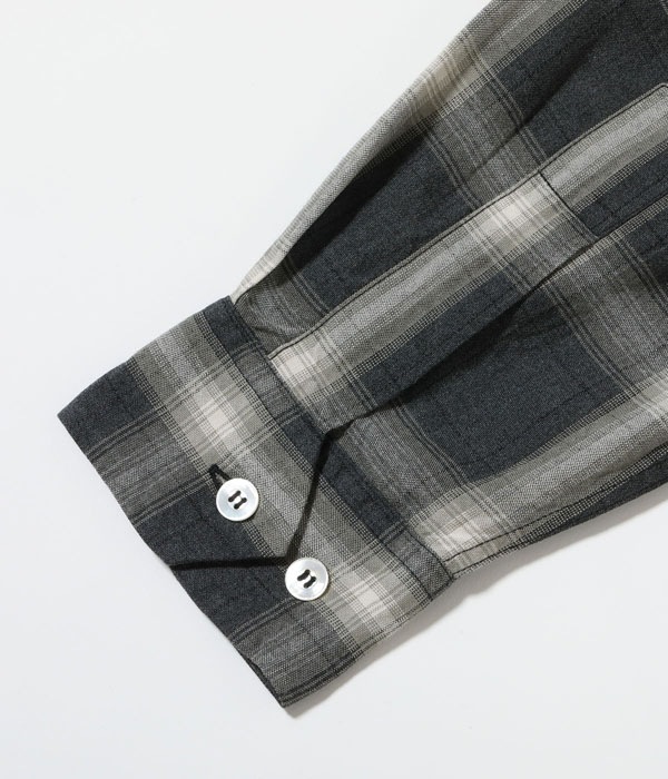 Lot No. SC29377 / RAYON COVERT CHECK OPEN SHIRT