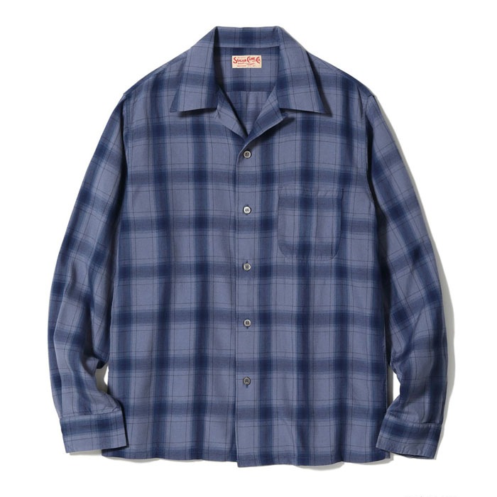 Lot No. SC29377 / RAYON COVERT CHECK OPEN SHIRT
