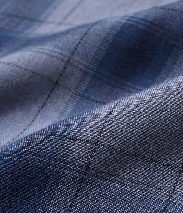 Lot No. SC29377 / RAYON COVERT CHECK OPEN SHIRT