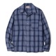 Lot No. SC29377 / RAYON COVERT CHECK OPEN SHIRT