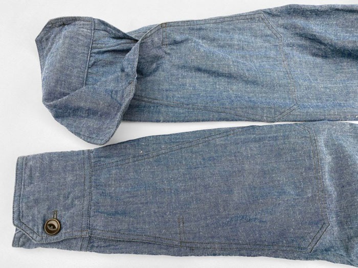 MFSC"WATERFRONT SURPLUS"5oz BLUE CHAMBRAY"M37 SNIPES"