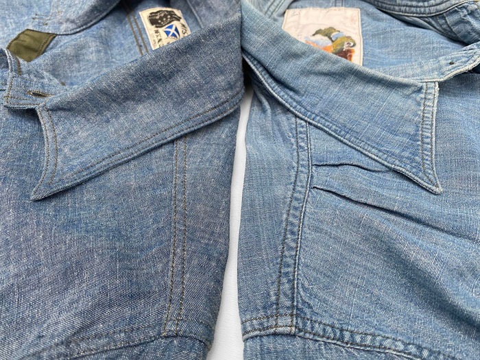 MFSC"WATERFRONT SURPLUS"5oz BLUE CHAMBRAY"M37 SNIPES"