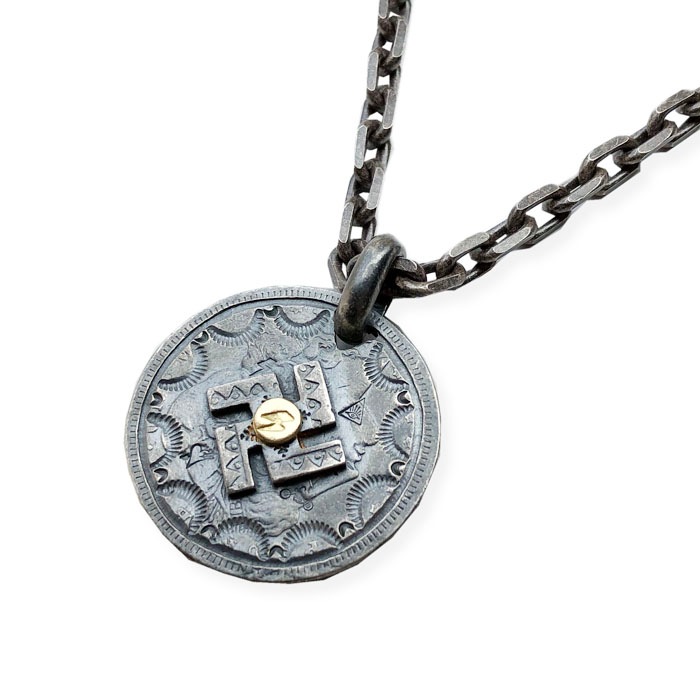 BIRDHEAD SWASTIKA PENDANT