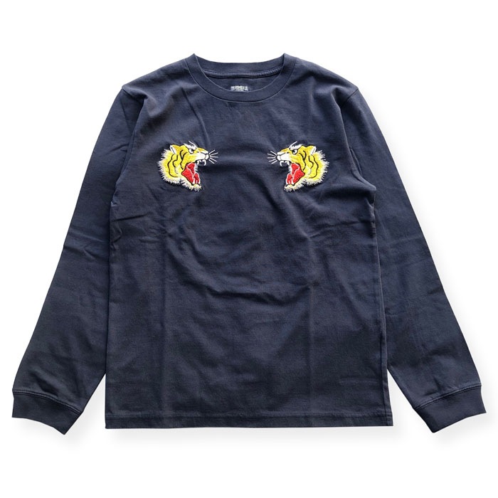 Lot No. TT69298 / LONG SLEEVE SUKA T-SHIRT EMBROIDERED “TIGER