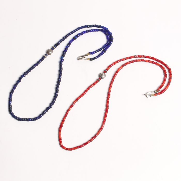 24.26 ANTIQUE BEADS��THUNDERBIRD BEADS NECKLACE