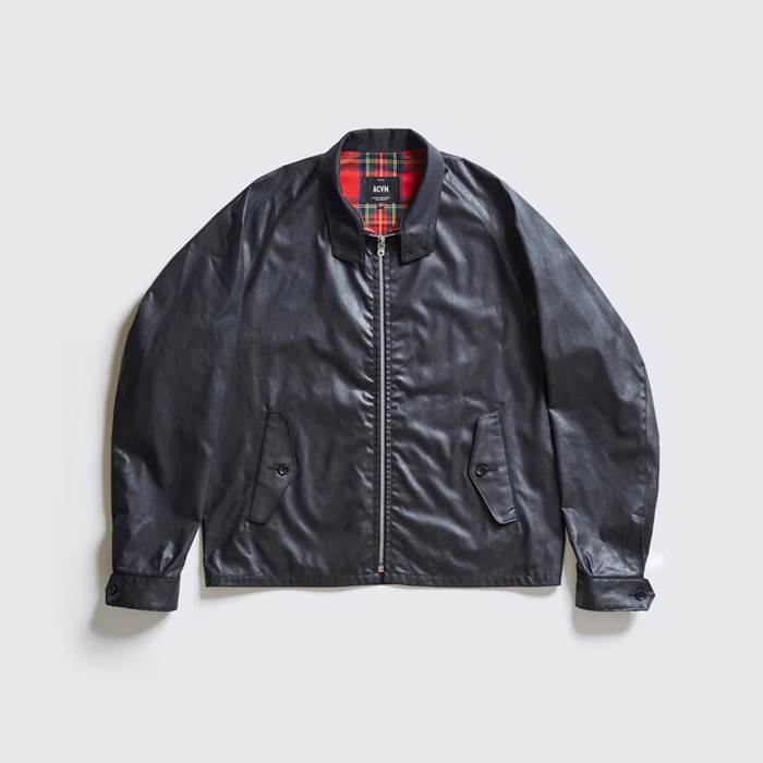 ACV-WX06 WAXED COTTON HARRINGTON JACKET