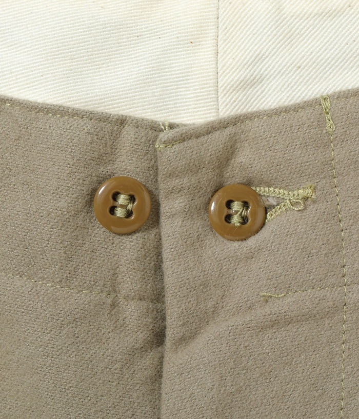Lot No. MO42557 / MODUCT BAGGY TROUSERS, COTTON, DESERT STORM, KHAKI, TYPE-�� 