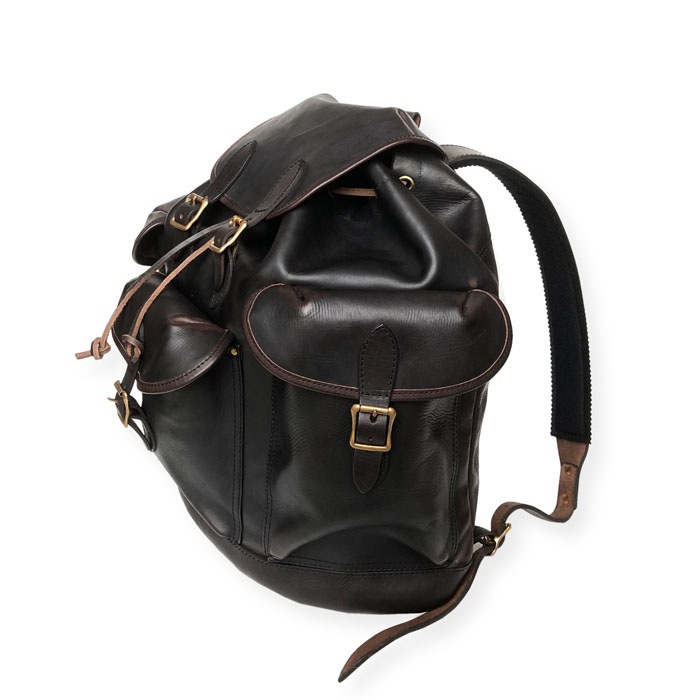 VS-204L LEATHER ARMY RUCKSACK