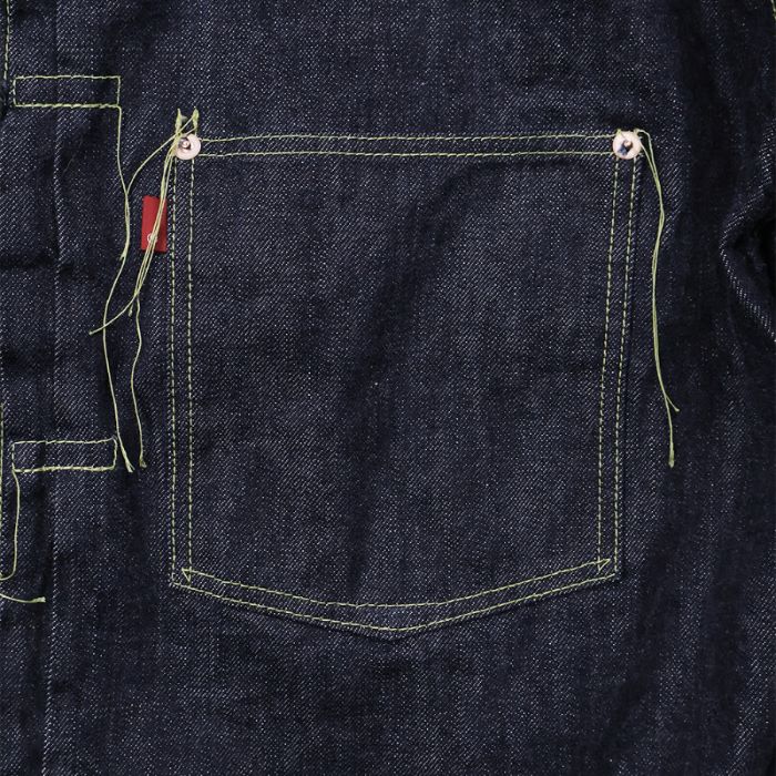 WWII Model Brown Cotton Denim Jacket (One Wash)