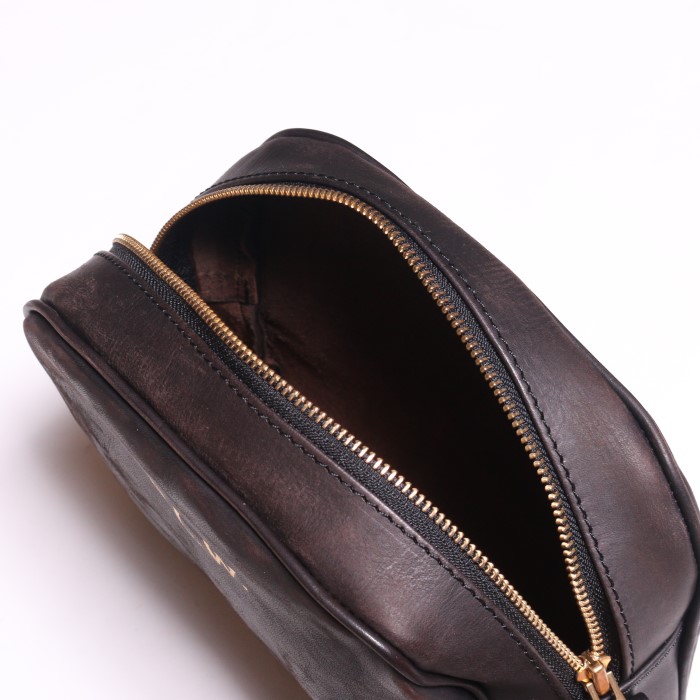 LEATHER OFFICER POUCH BAG