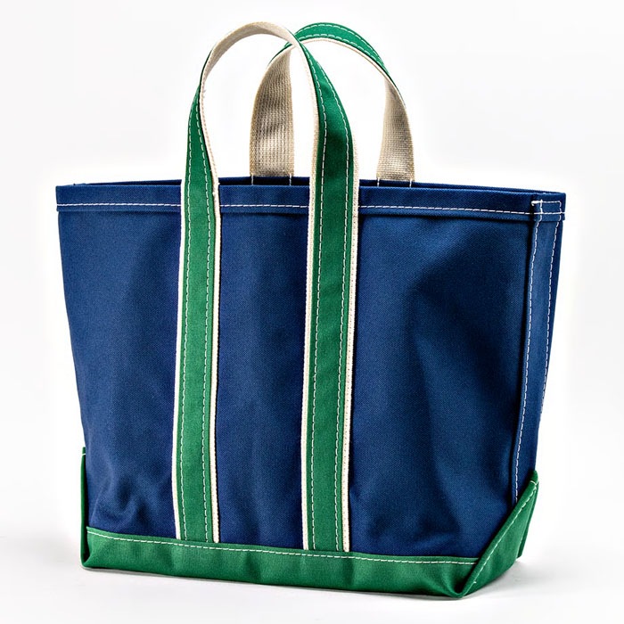 WORKERS K&TH Deluxe Tote Bag【GRN×NVY】 Deluxe Tote Bag/ Navy Body x Green Handle | WORKERS | WESTERN