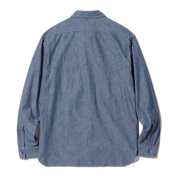 Lot No. BR25995 / BLUE CHAMBRAY WORK SHIRT (LONG SLEEVE) 
