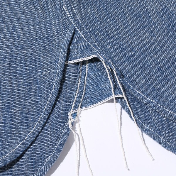 Lot No. BR25995 / BLUE CHAMBRAY WORK SHIRT (LONG SLEEVE) 