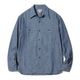 Lot No. BR25995 / BLUE CHAMBRAY WORK SHIRT (LONG SLEEVE) 